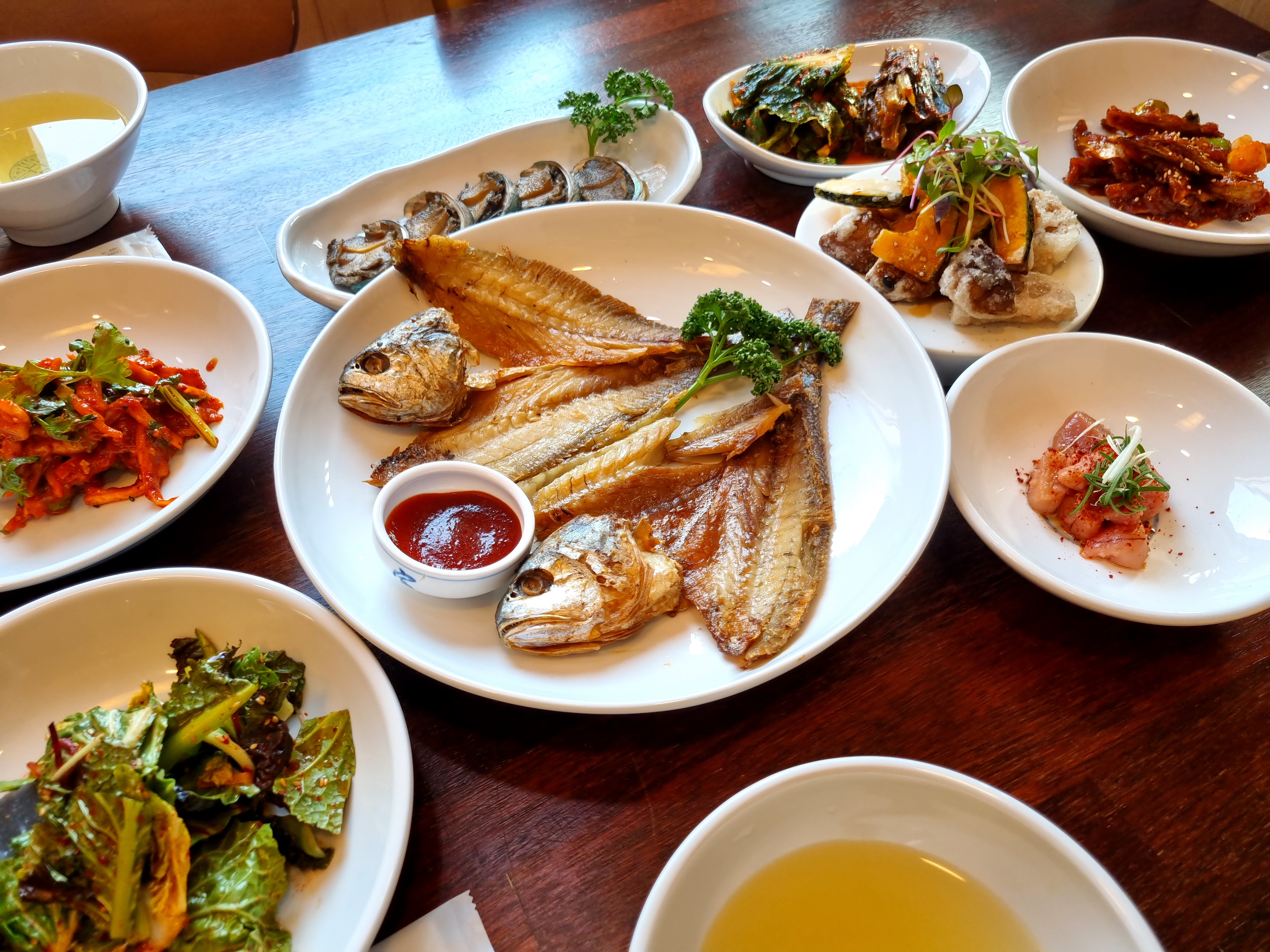 연잎보리굴비 한상