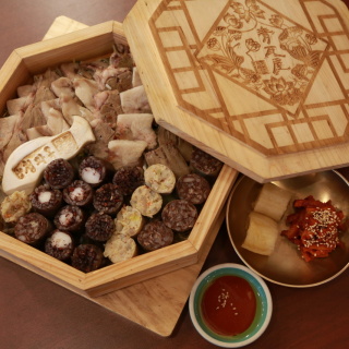 모둠순대+수육