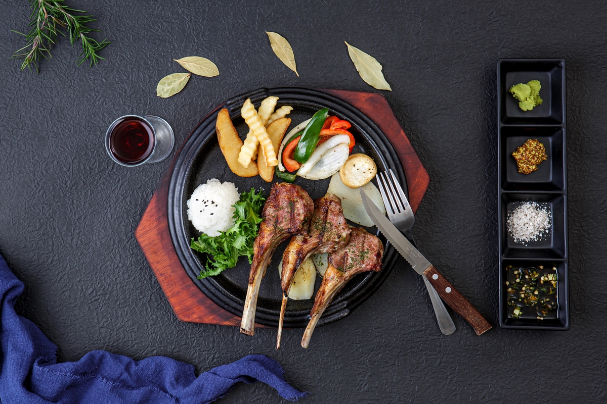 프렌치 렉 스테이크 정식