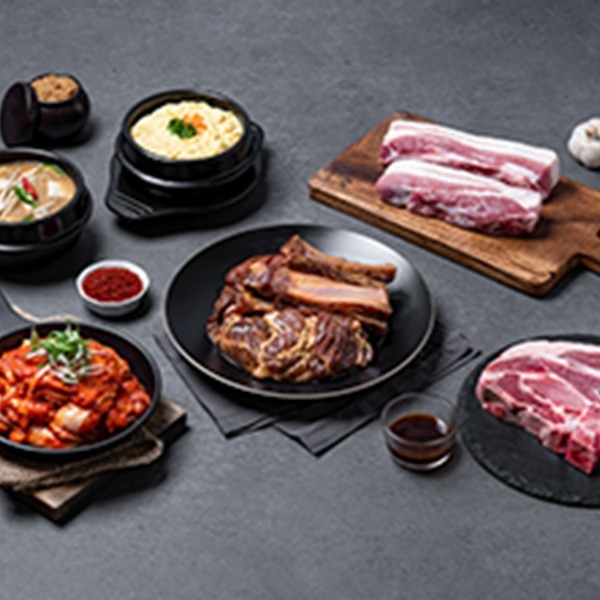 숯불돼지갈비 무한리필(성인)