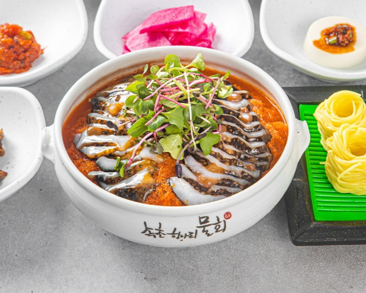 해삼물회