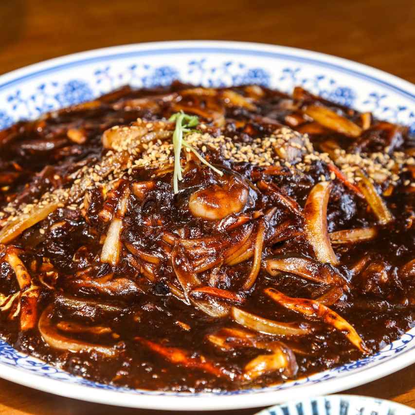 직화쟁반짜장