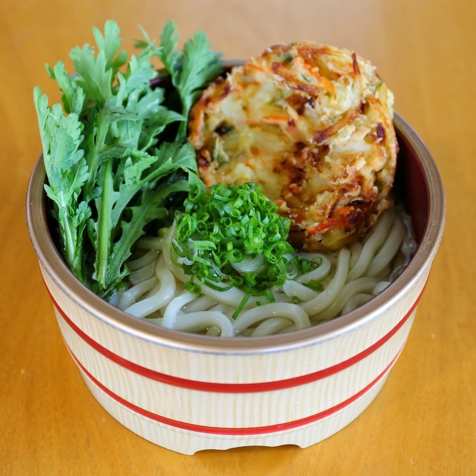 야채튀김우동