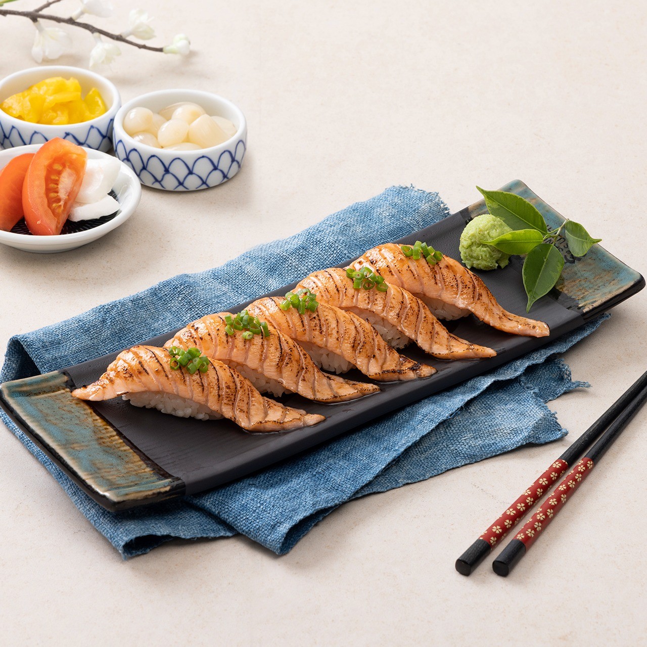 마라연어초밥(5p)