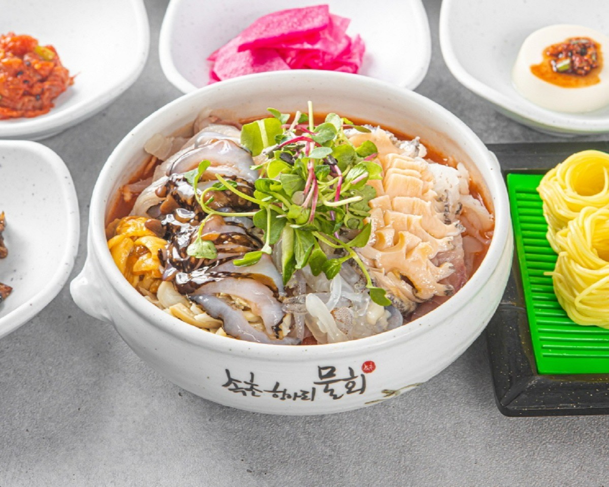 해삼전복모듬물회