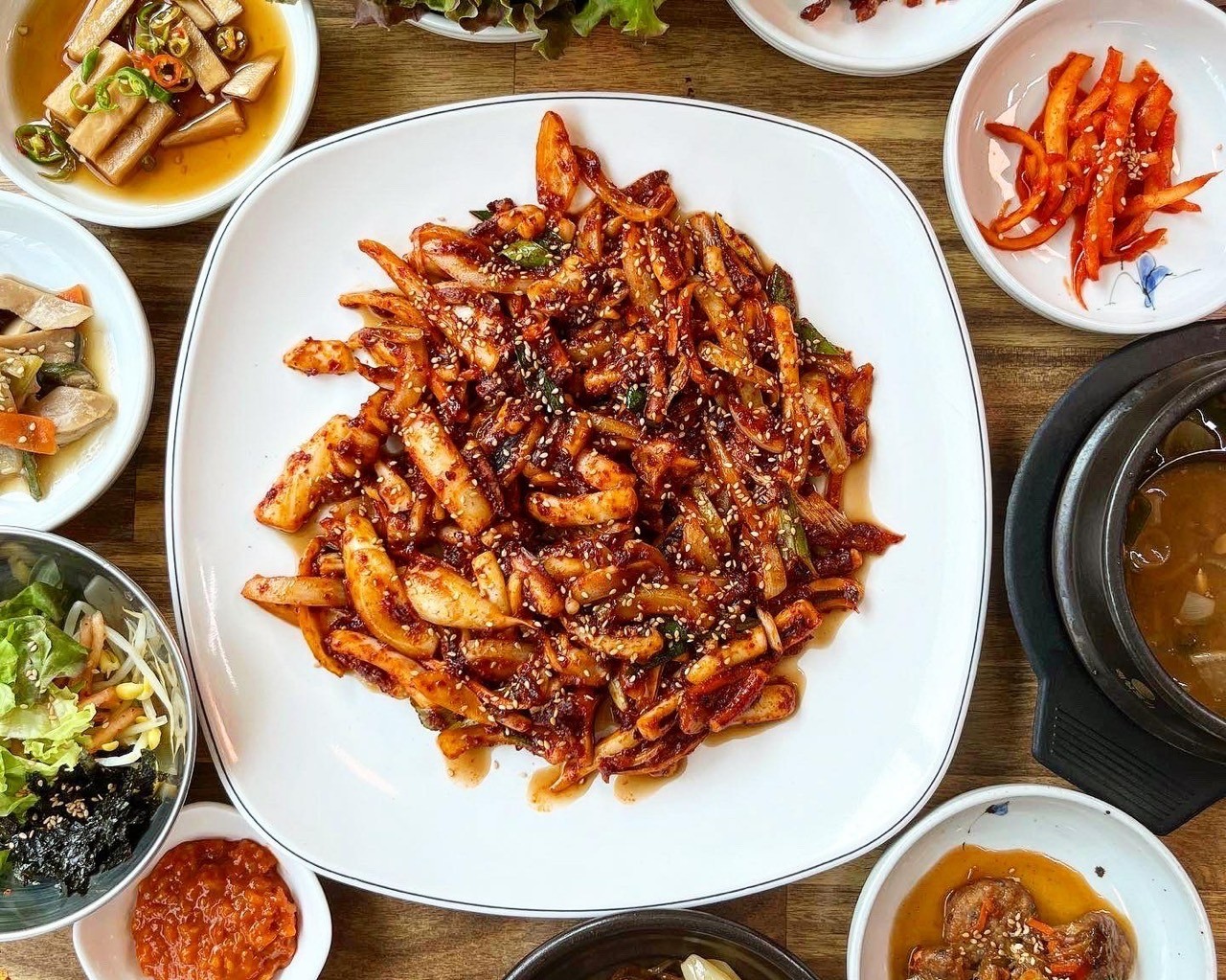 직화오징어볶음