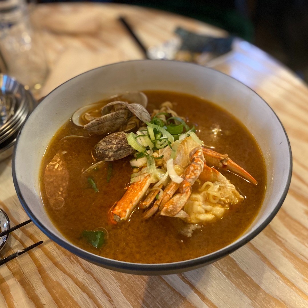 도미된장라면