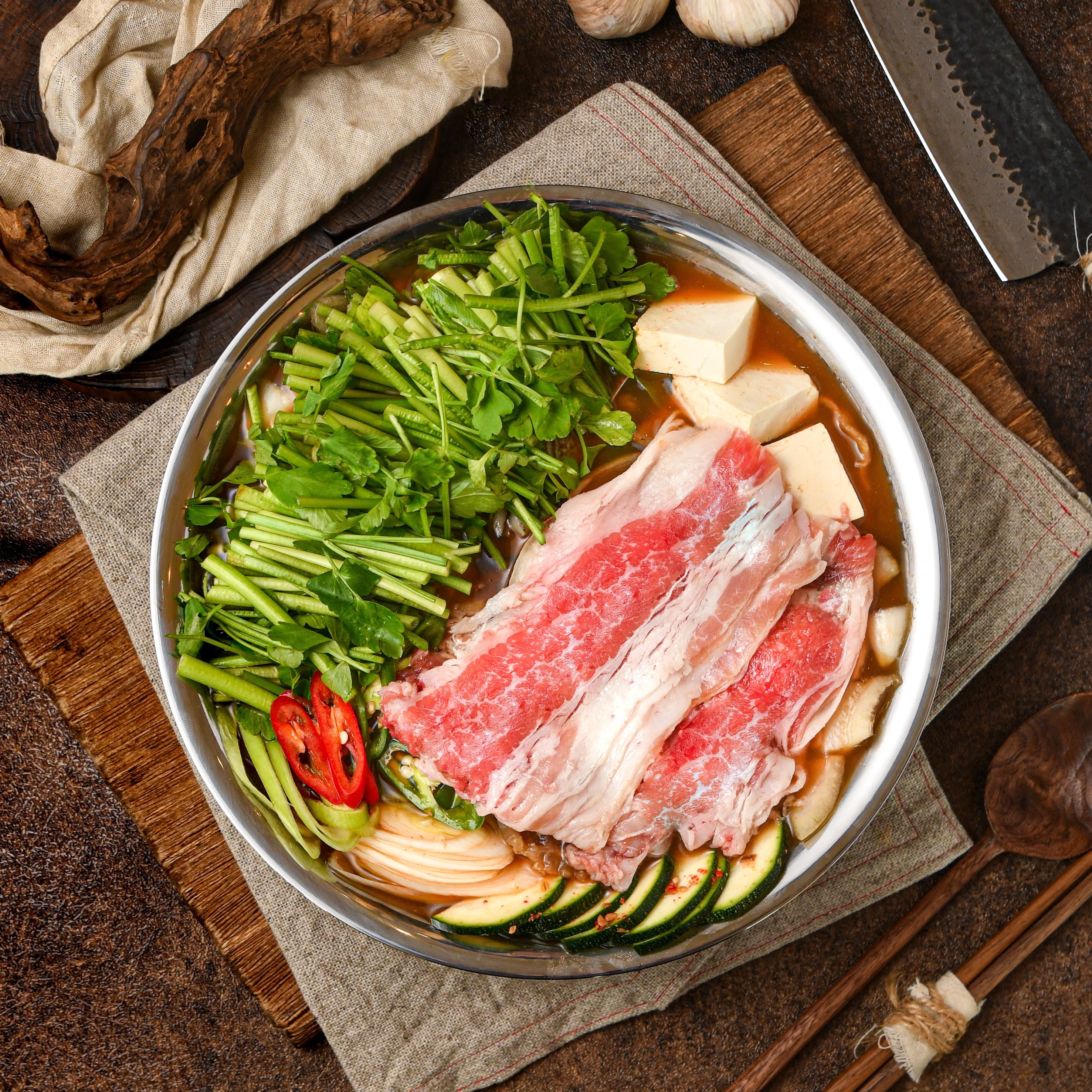 소고기 삼겹 된장