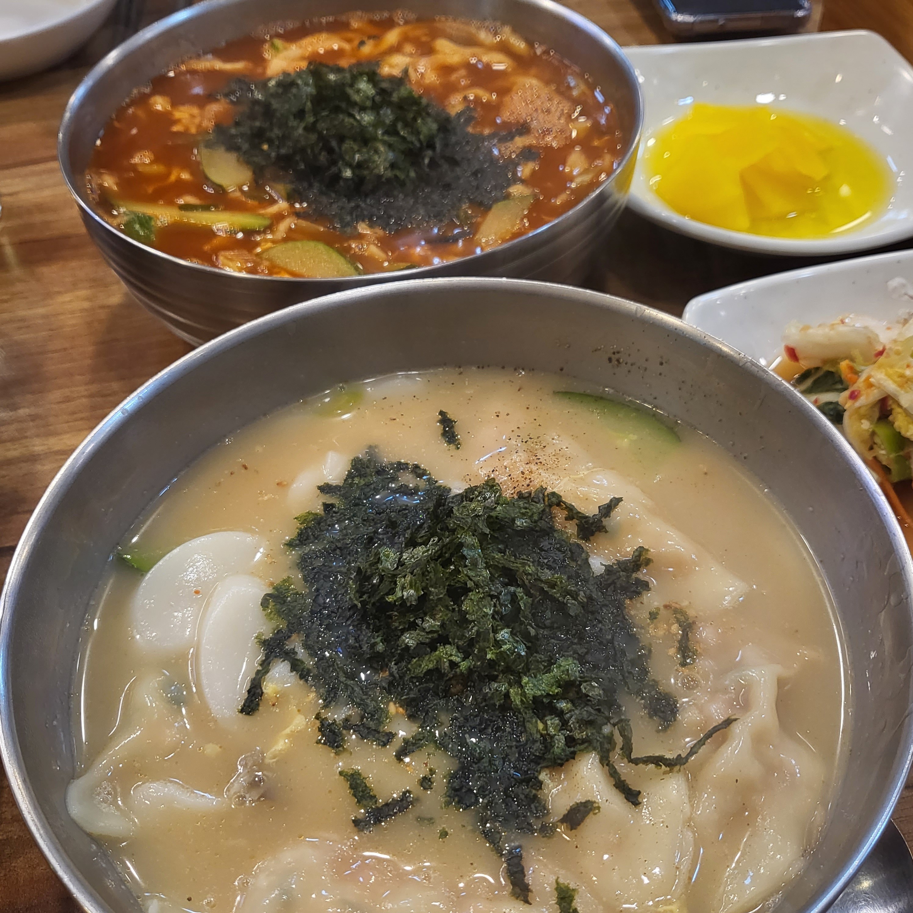만둣국 (겨울)
