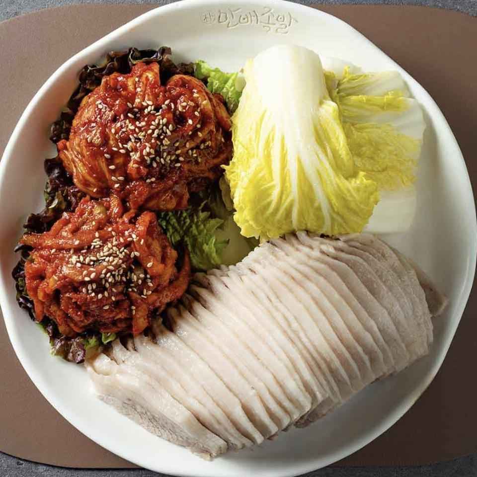 반반보쌈(배추+김치)