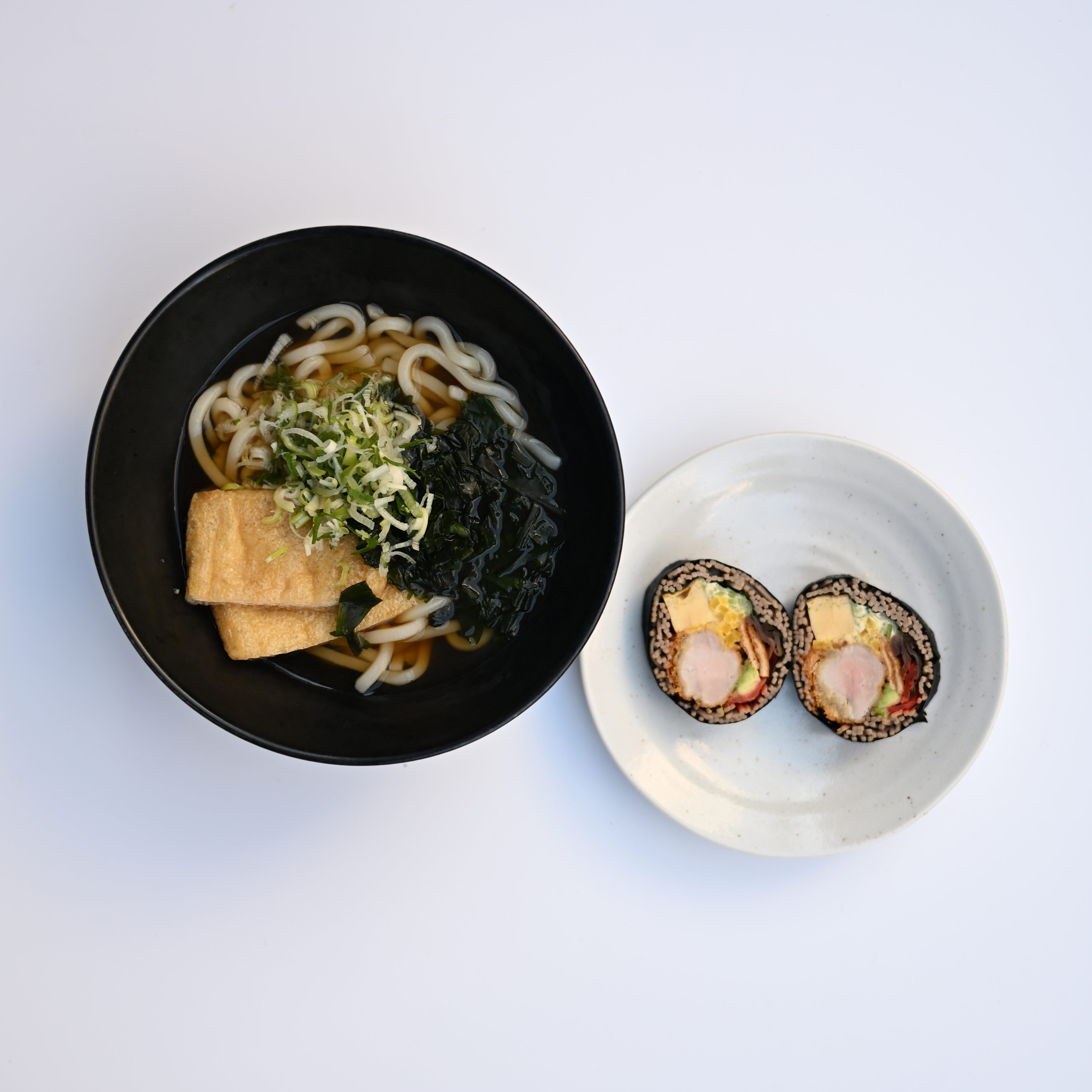 카츠마끼 (2pc.) & 냉우동