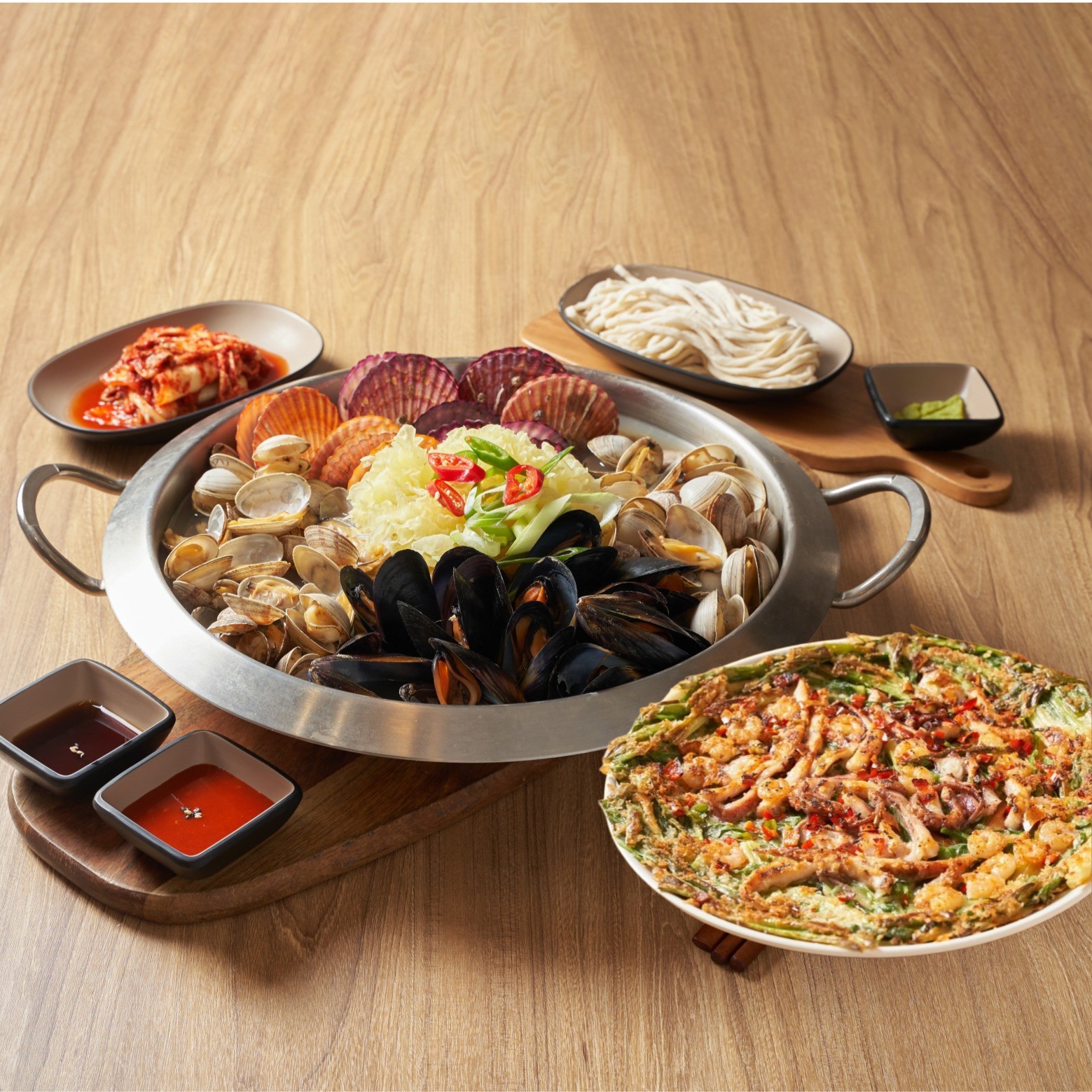칼국수2인 + 미니해물파전set