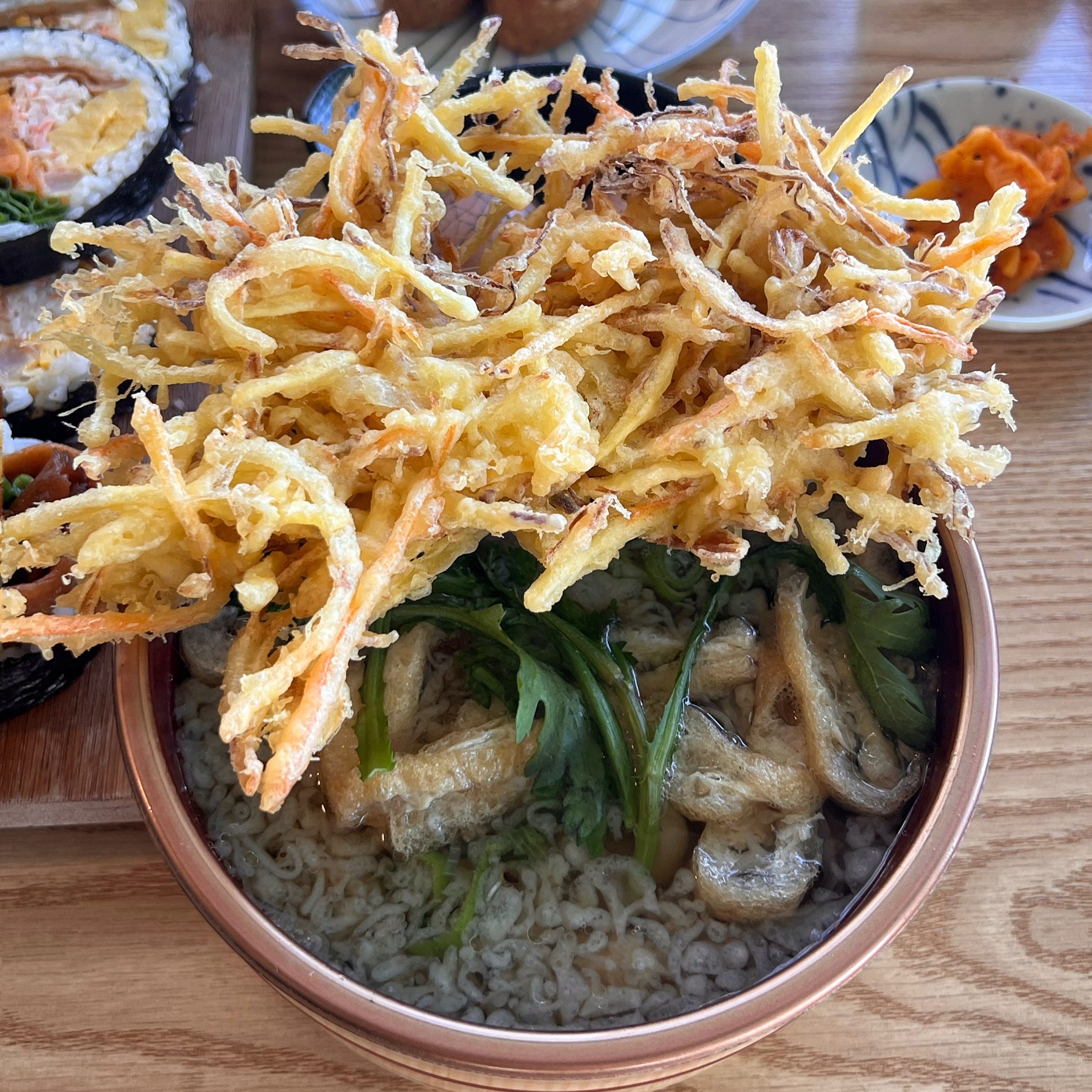 야채튀김우동