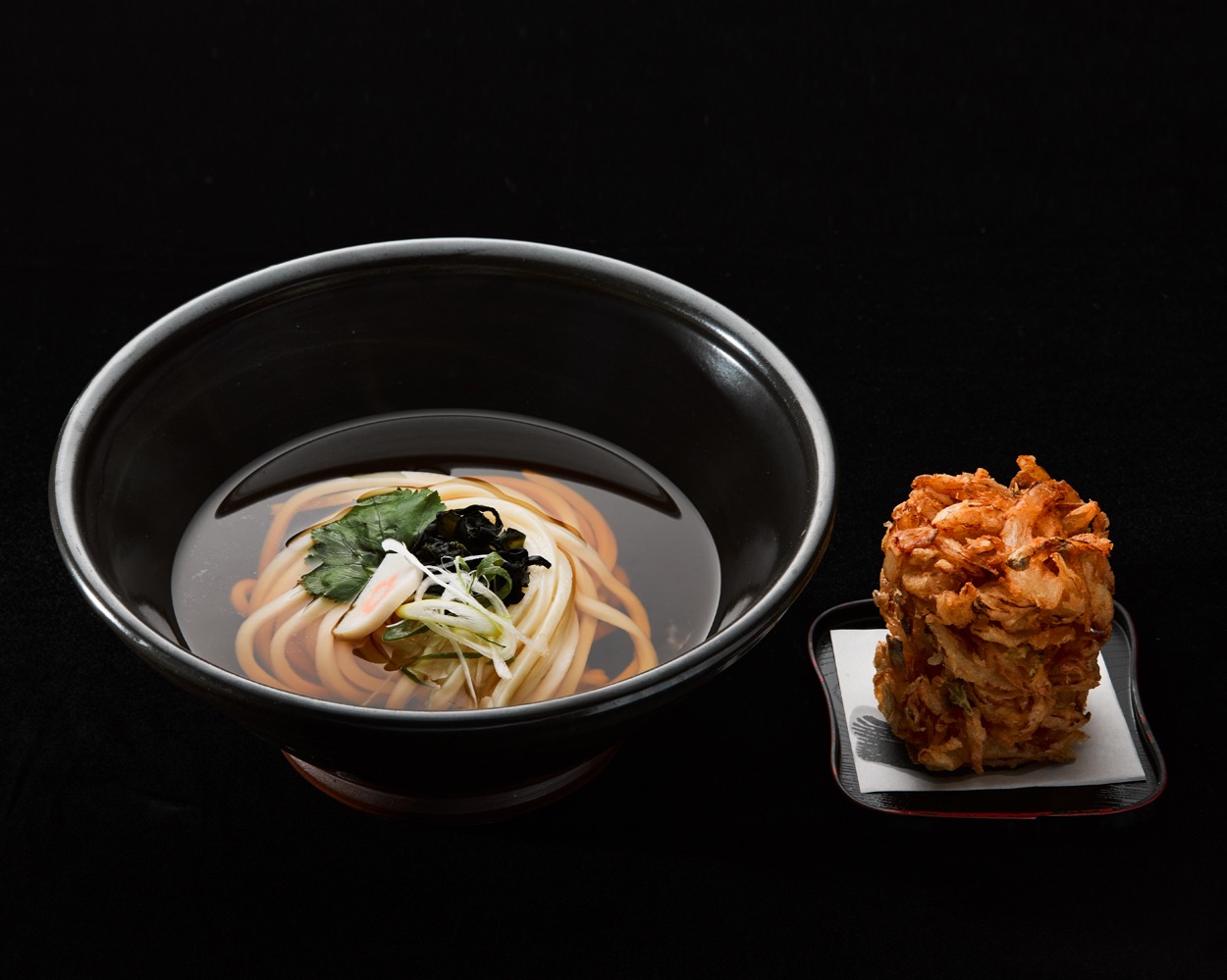 카키아게 우동 (온)