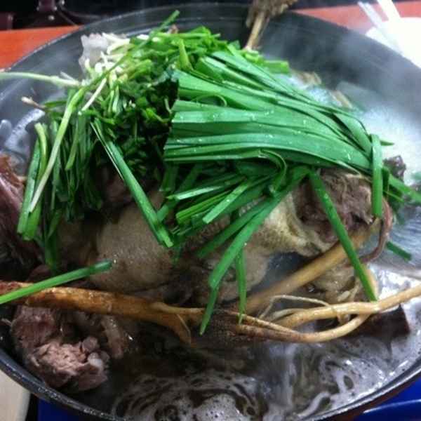 산양오리백숙