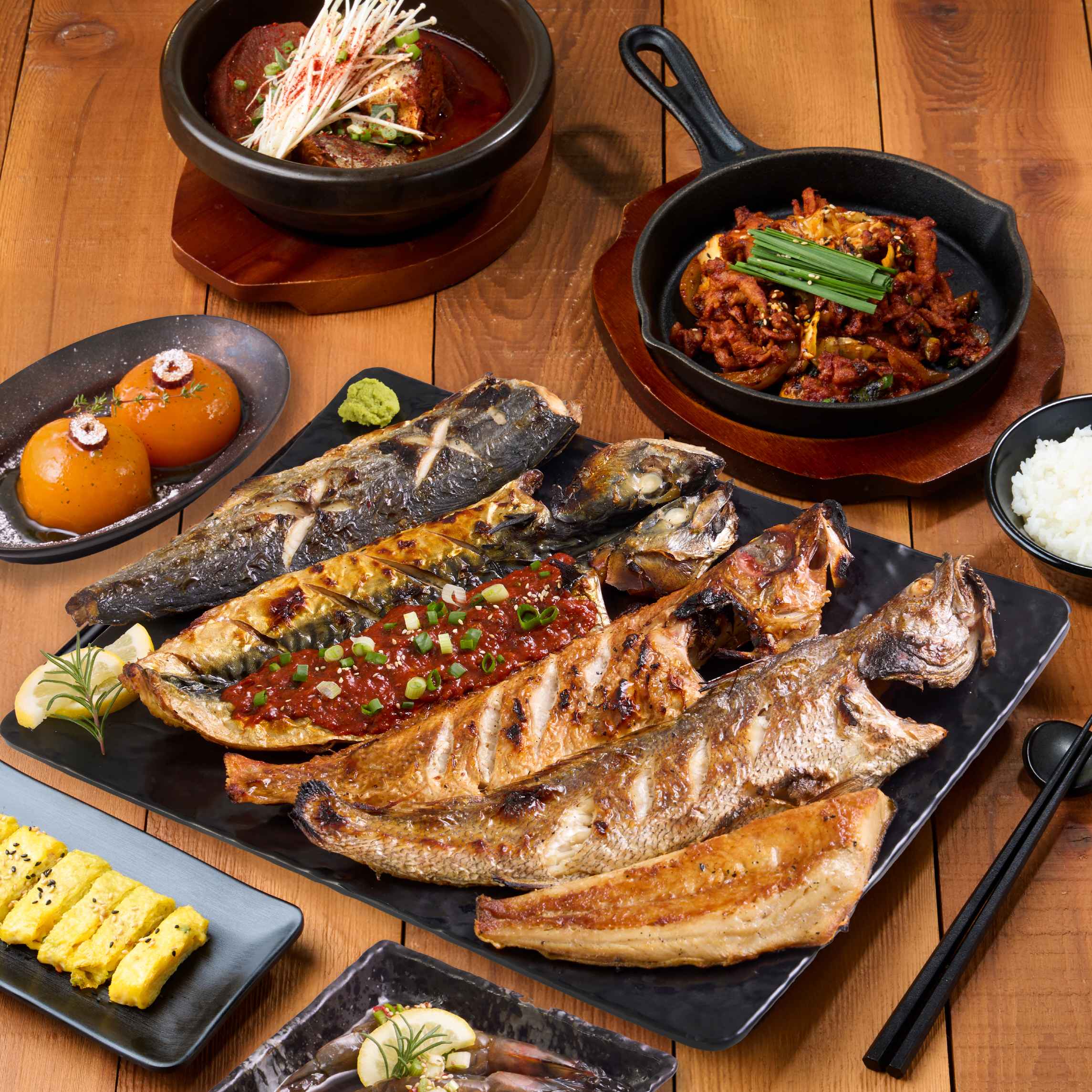 모듬구이 한상 4인