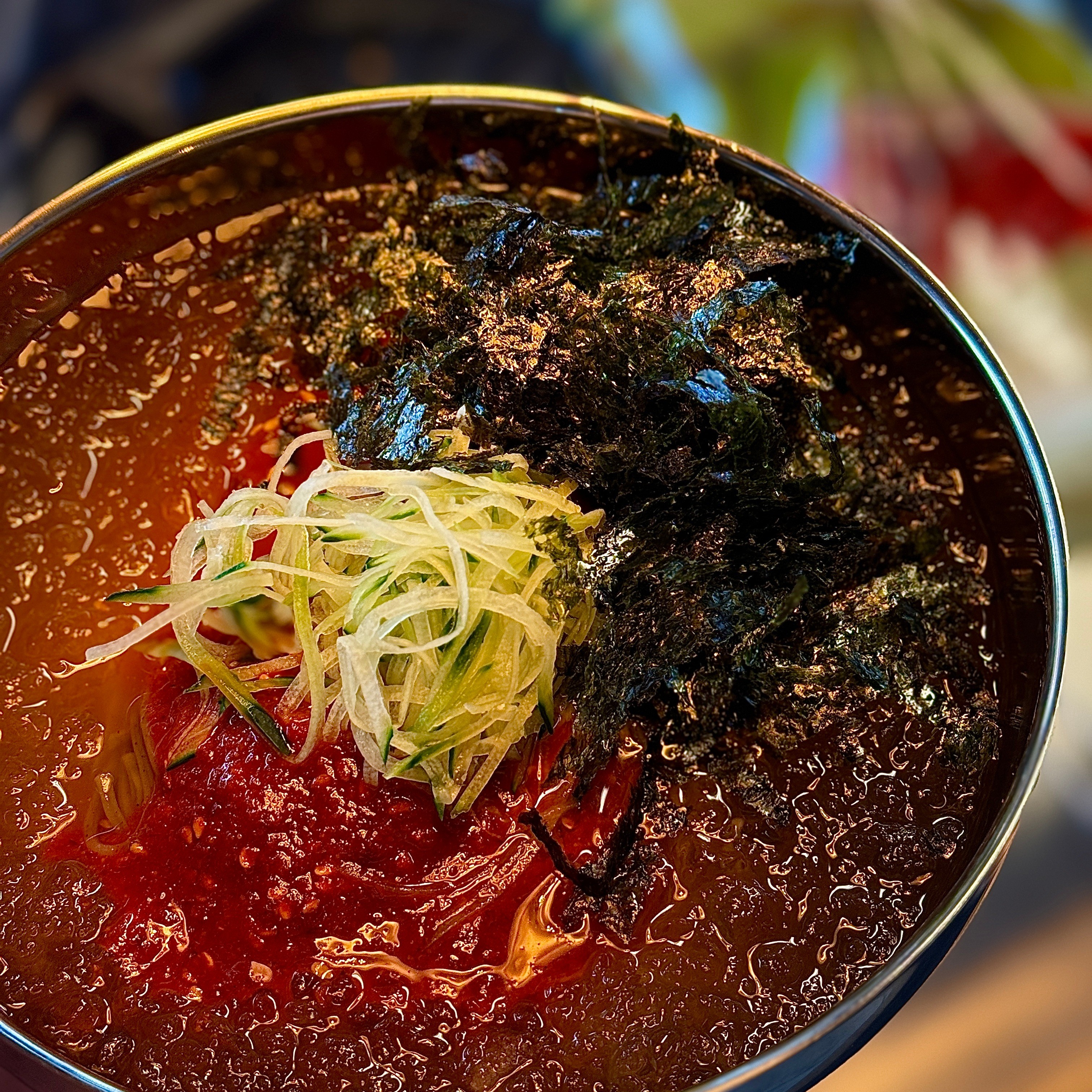 살얼음물비빔막국수