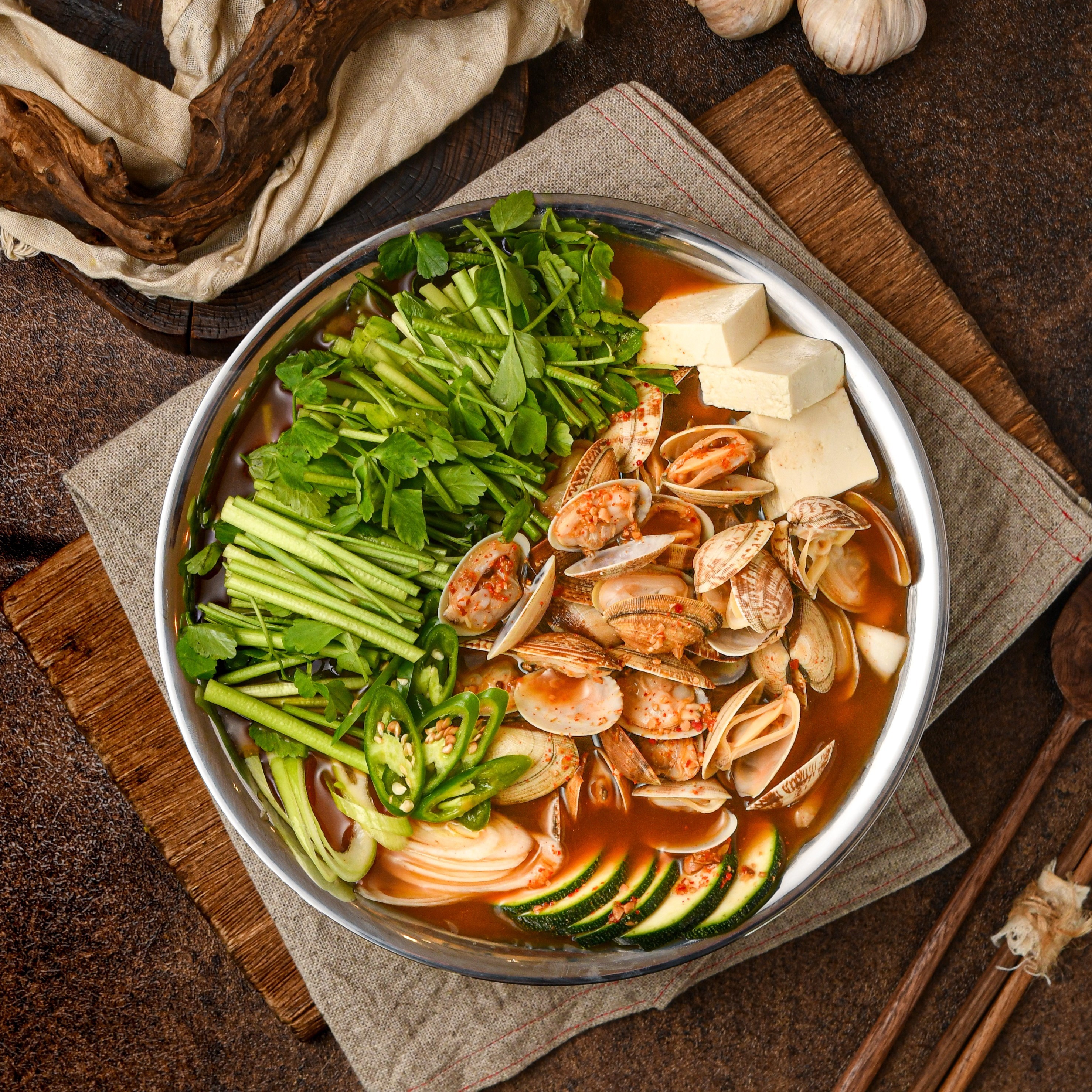 (점심특선) 바지락 大 된장전골