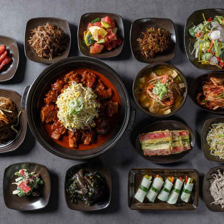 소갈비찜+명인반찬13가지+된장