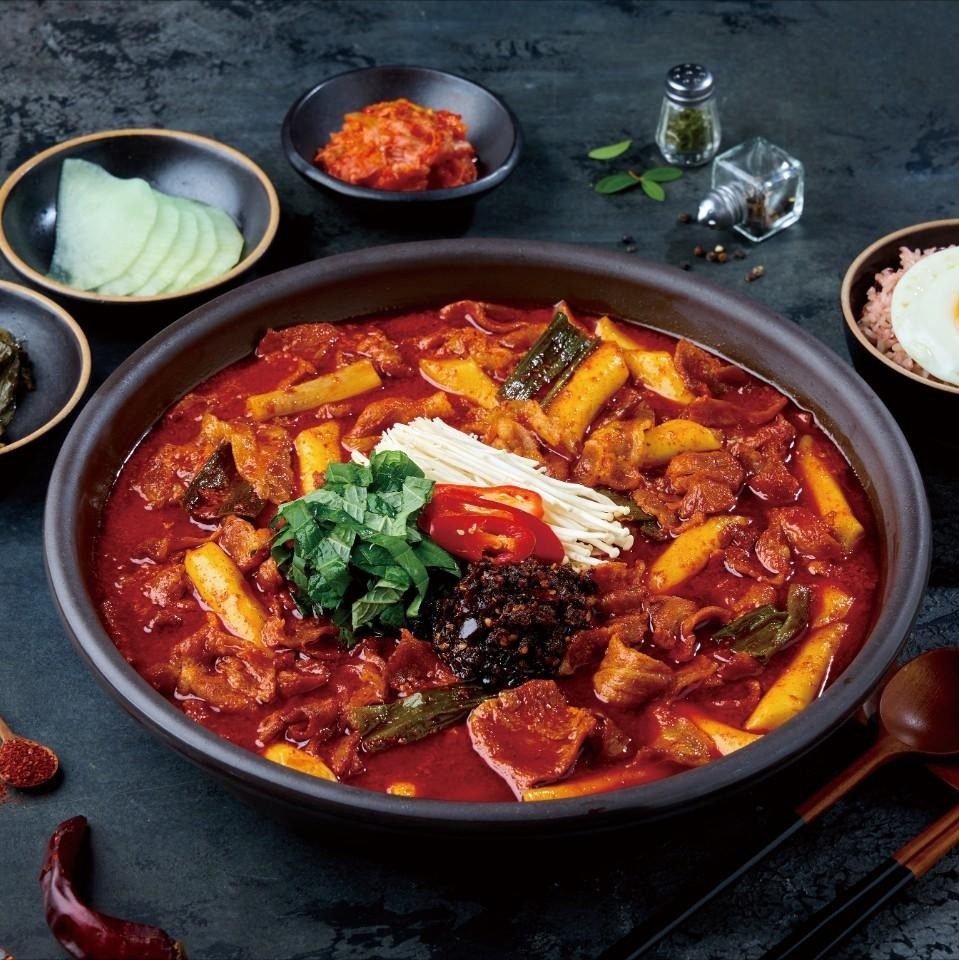 [부산1등] 고기듬뿍 국물 두루치기 (2인분 500g (후라이밥2))
