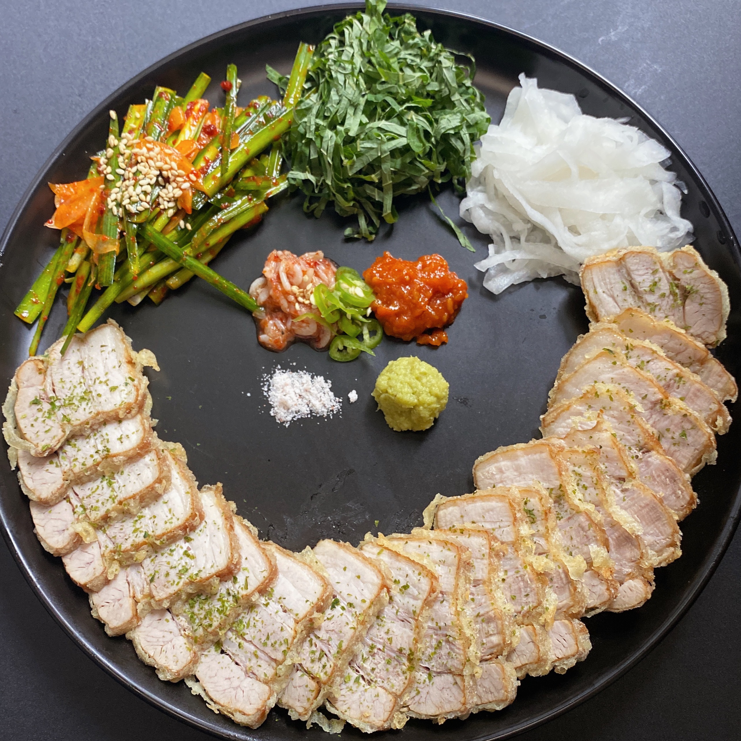 한돈 안식 수육