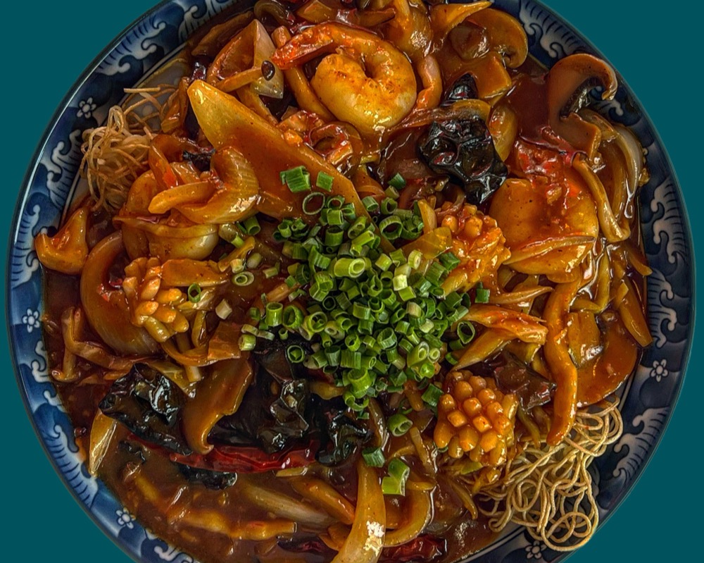 사천 크리스피 에그누들