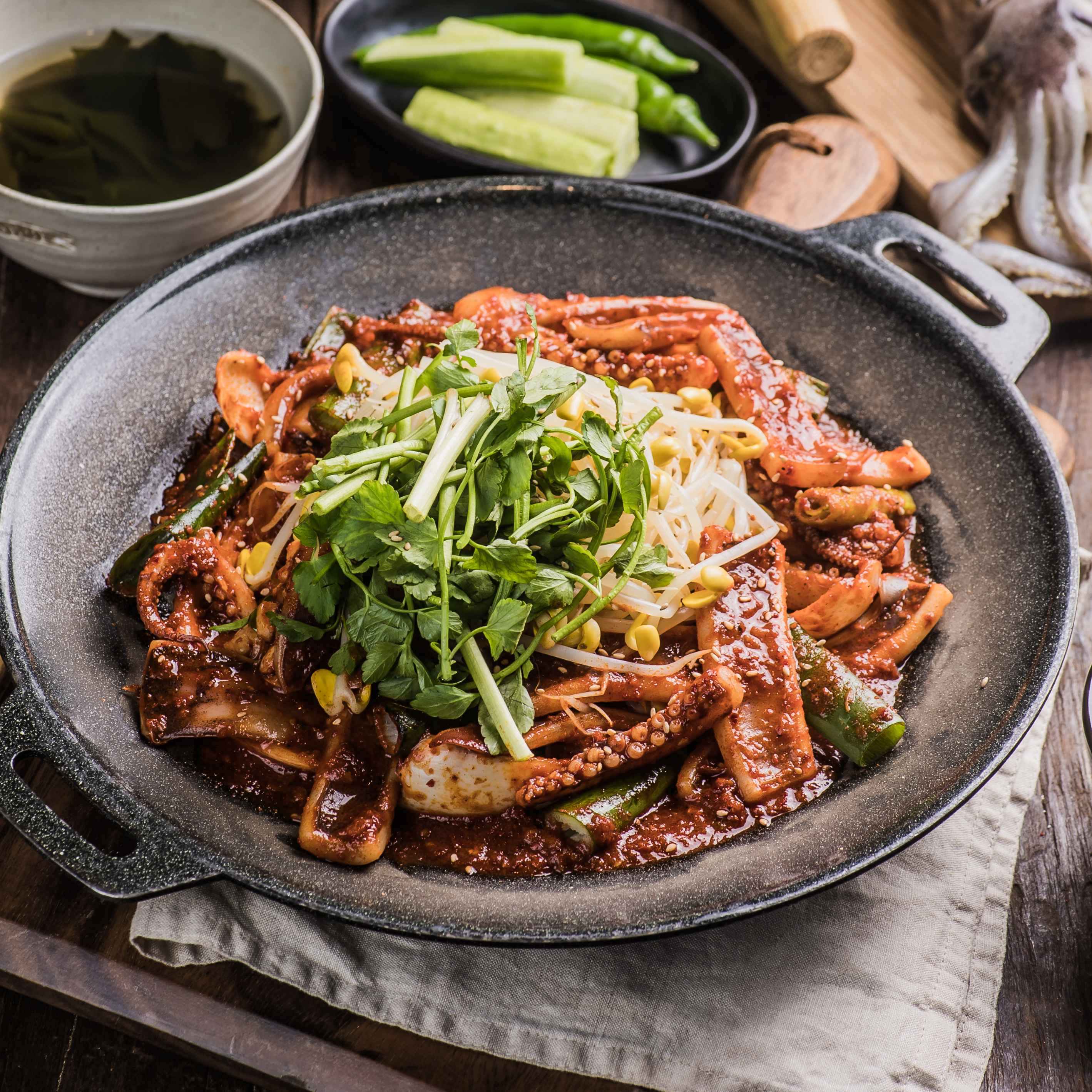 오징어 두루치기 2인(솥밥포함)