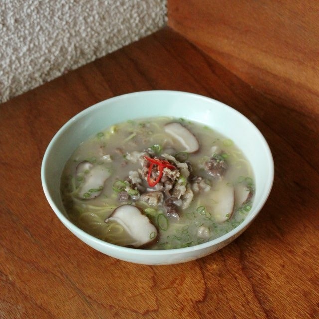 죽장된장국수