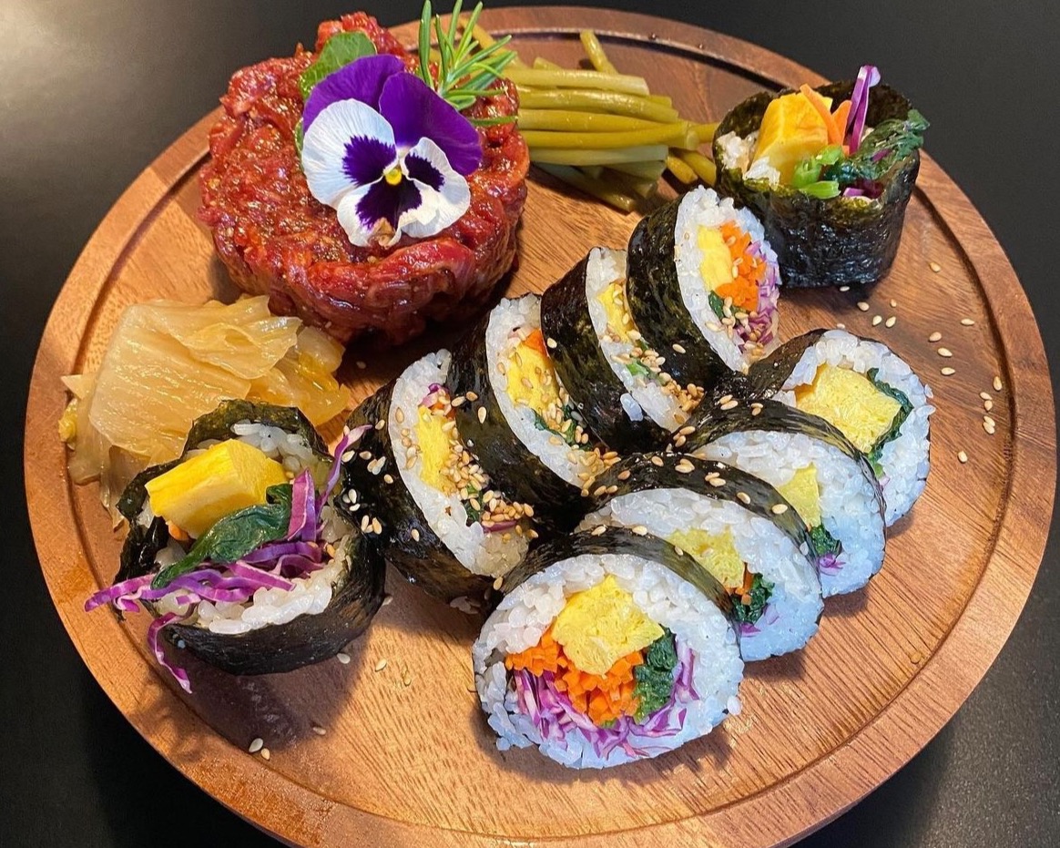 한우육회김밥