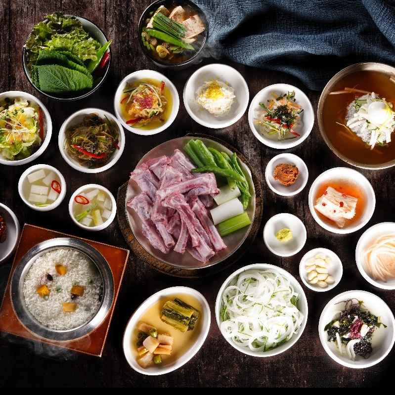 금돈 갈비살 한상