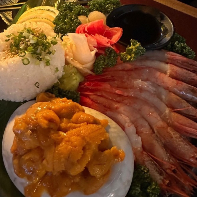 우니와 단새우