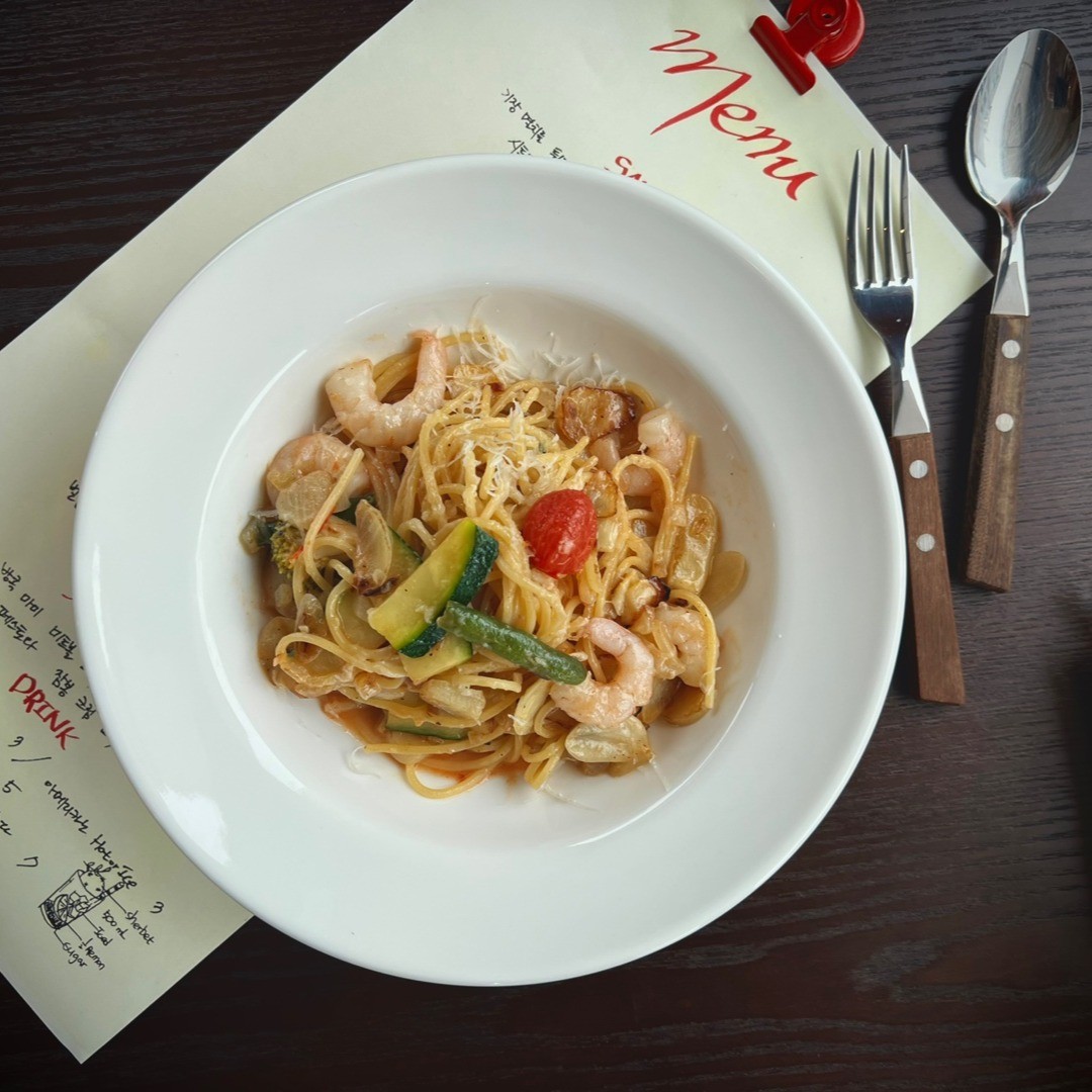 엔쵸비 쥬키니 알리오 올리오