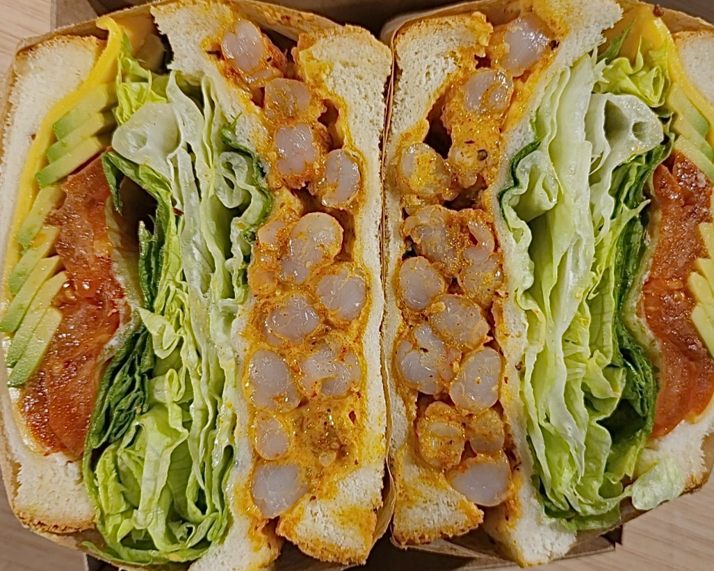 쉬림프 샌드위치