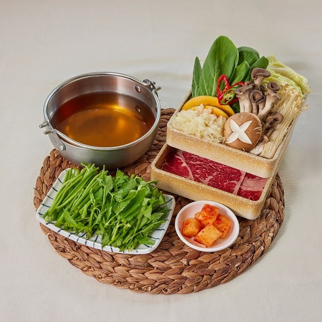 미나리 맑은 샤브