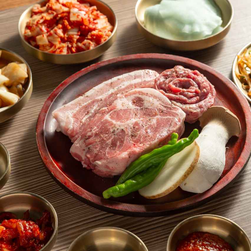 한돈 고기 모둠
