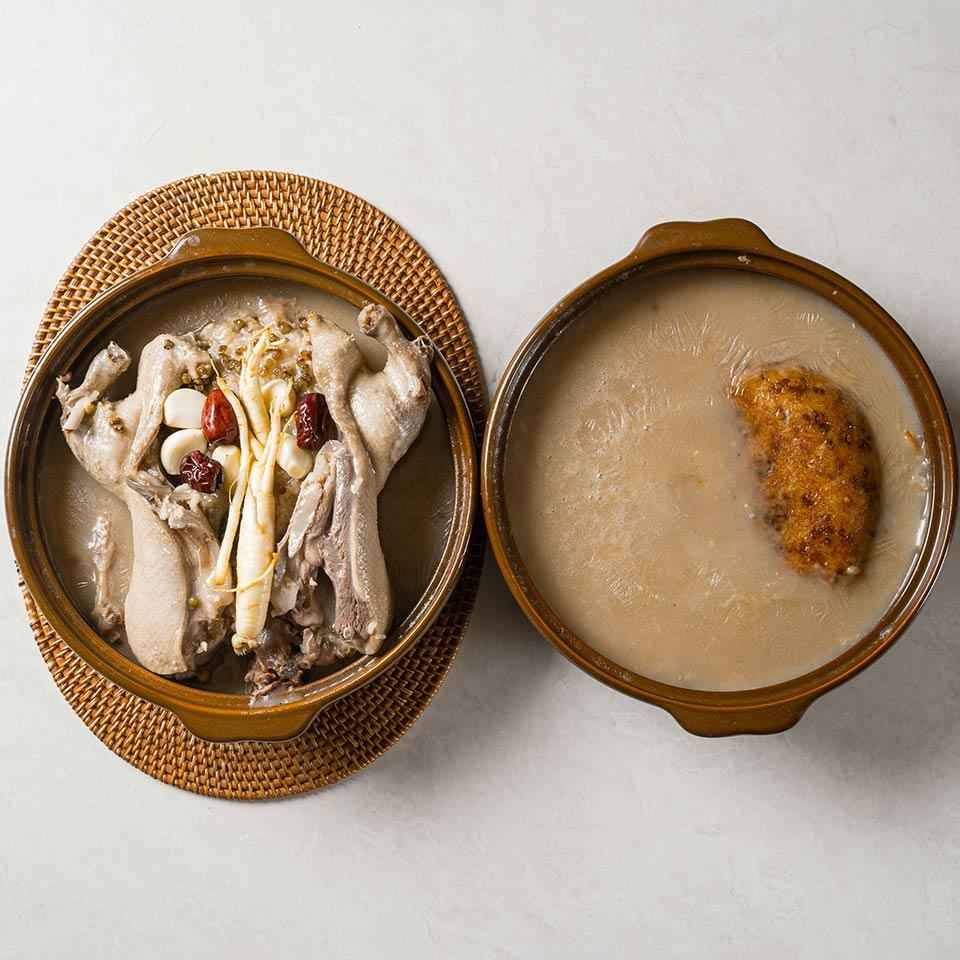 오리누룽지 백숙