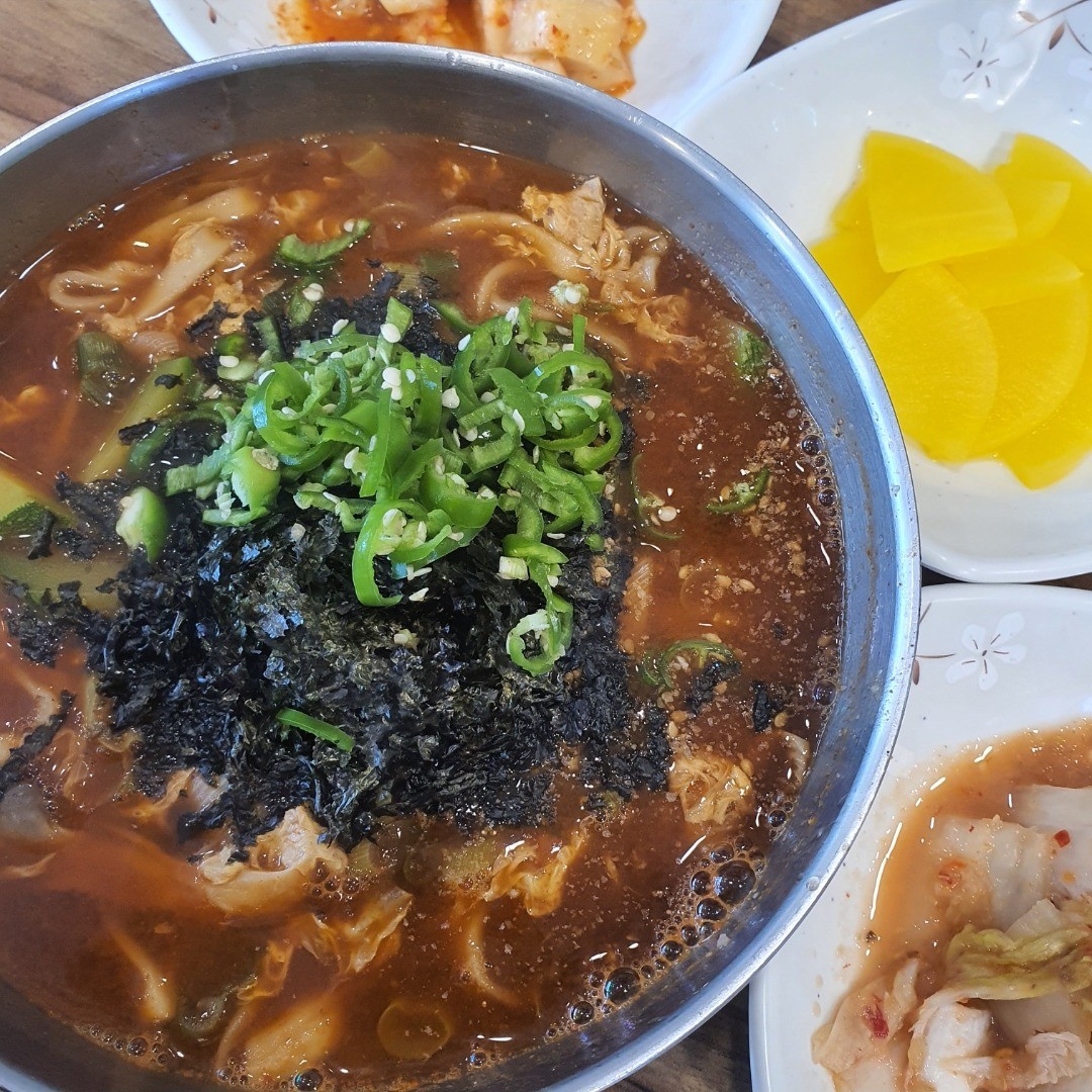 장칼국수
