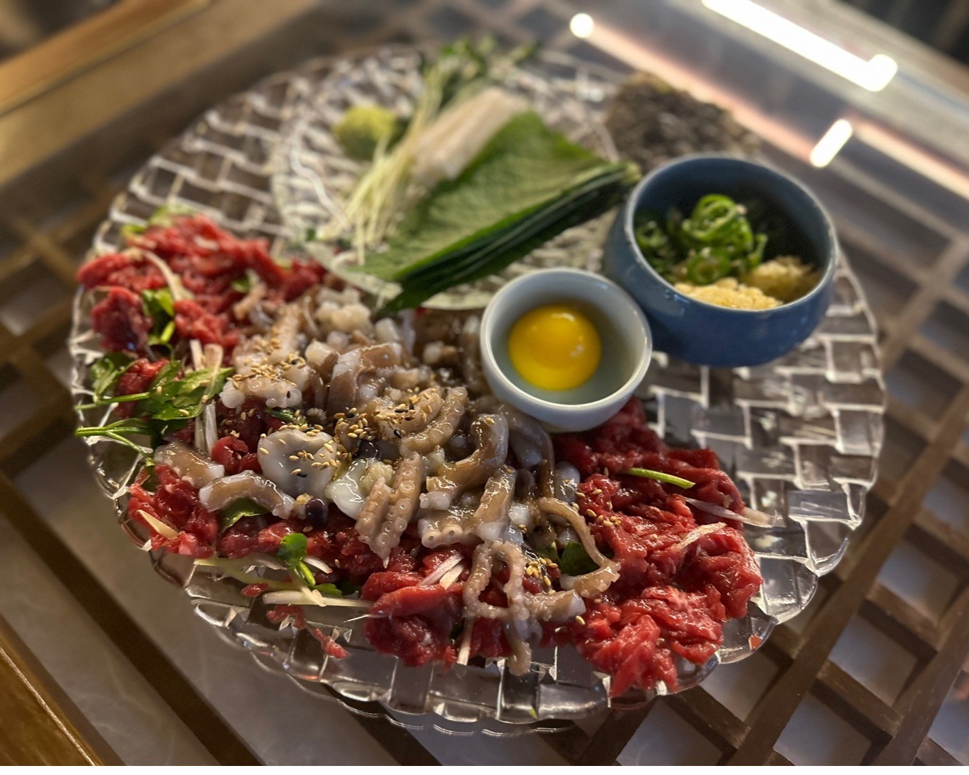 산낙지 육회탕탕이