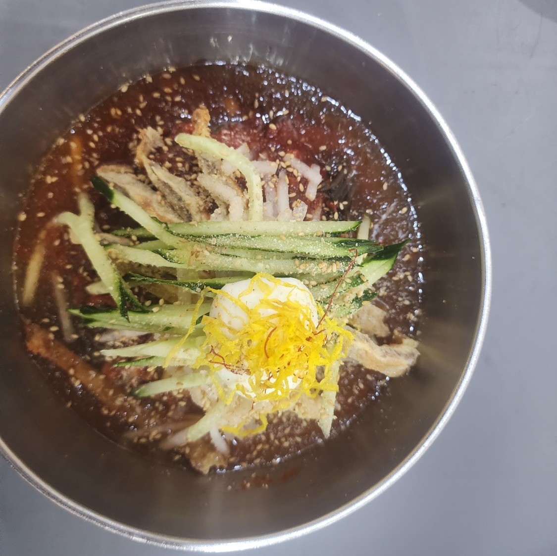 물비빔냉면