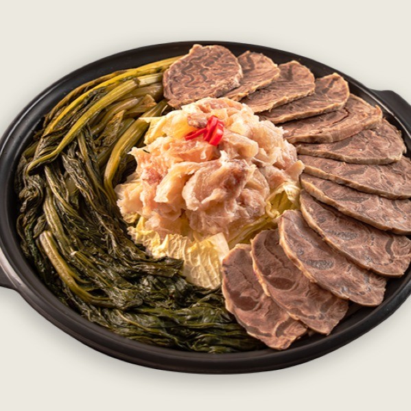 아롱사태 갓김치 전골