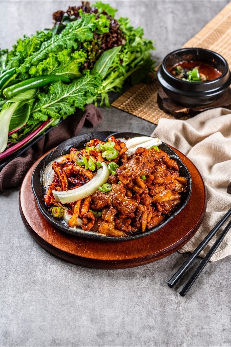 심학산 들꽃쌈밥