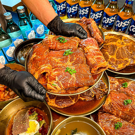 흥부골 숯불돼지 왕갈비 다산점